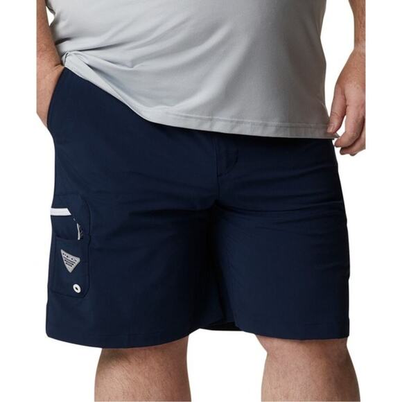 Columbia Mens PFG Blue Size 40 Light Weight Fishing Shorts Stain Repellent - Picture 1 of 13